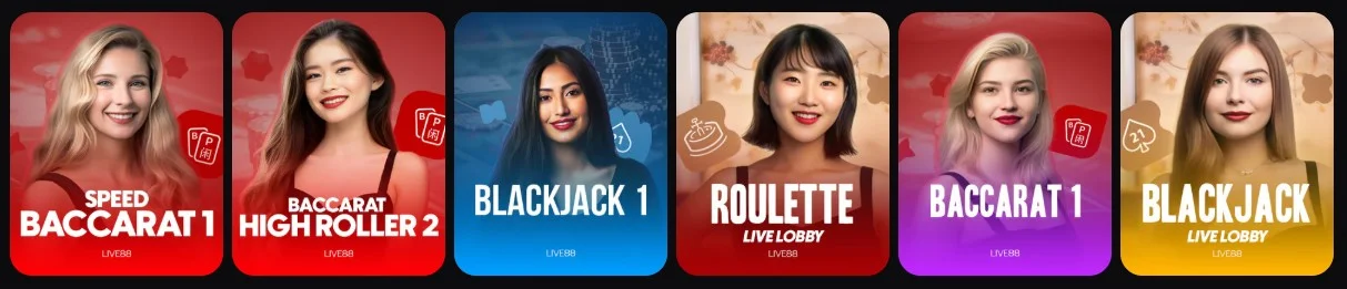 Golden Panda Casino Live casino